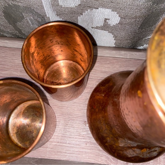 Pure Copper Set plus more 3 glasses and bucket 🪣 - Picture 3 of 7